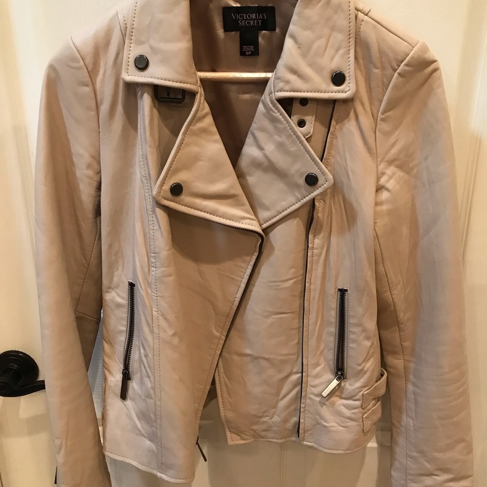 Nude Leather Jacket